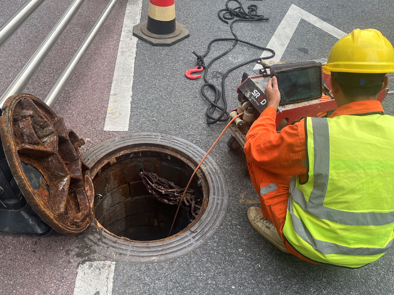 赛虹桥市政管道内窥检测