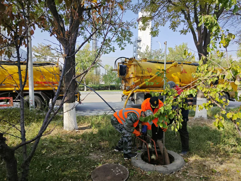 赛虹桥厂区管道清洗